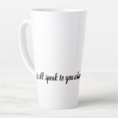 Tasse Latte Addict au café (Angle gauche)