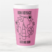 Tasse Latte Adieu Bon Voyage (Devant)