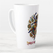 Tasse Latte Adopter la danse Roots (Angle gauche)