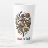 Tasse Latte Adopter la danse Roots (Devant)