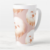 Tasse Latte Adorable Donut Visage Chien (Angle droit)