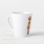 Tasse Latte Adorable Kid Zombie - Jolie Halloween (Angle gauche)