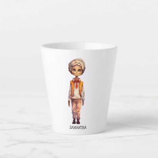 Tasse Latte Adorable Kid Zombie - Jolie Halloween (Devant)