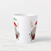 Tasse Latte Adorable Noël Angora Goat Kid (Devant)