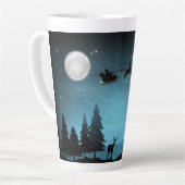 Tasse Latte Adorable Rindeer La Nuit (Angle gauche)