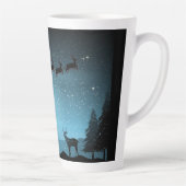 Tasse Latte Adorable Rindeer La Nuit (Droite)