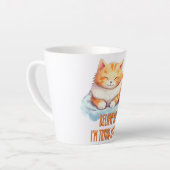 Tasse Latte Adorable Tabby Orange Chat - Je tente mon meilleur (Angle gauche)