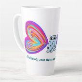 Tasse Latte Adulthood: zero stars (Latte Mugs) (Angle gauche)