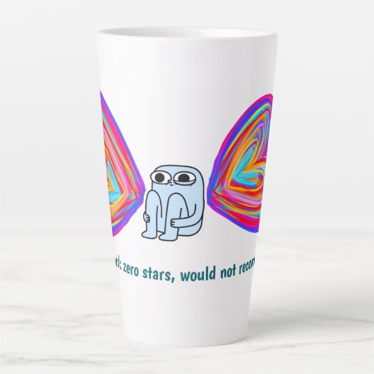 Tasse Latte Adulthood: zero stars (Latte Mugs) (Devant)