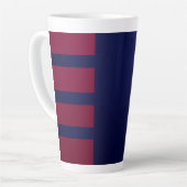 Tasse Latte Aesthetic Bright Gradient Pattern (Angle gauche)