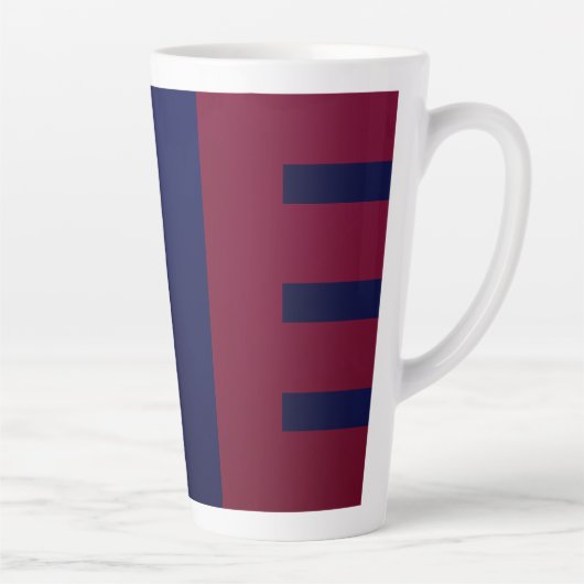 Tasse Latte Aesthetic Bright Gradient Pattern (Droite)
