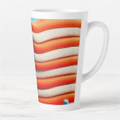 Tasse Latte Afficher vos bandes (Droite)