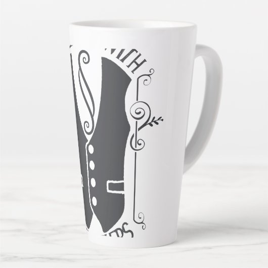 Tasse Latte Affilié Aux Hustlers (Angle droit)