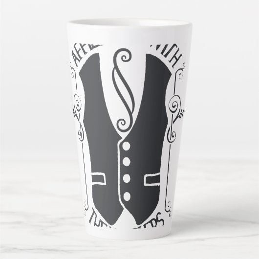 Tasse Latte Affilié Aux Hustlers (Devant)