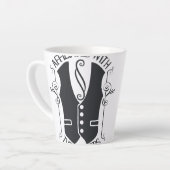 Tasse Latte Affilié Aux Hustlers (Angle gauche)