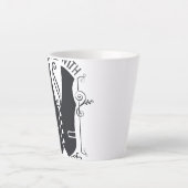 Tasse Latte Affilié Aux Hustlers (Devant)