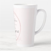 Tasse Latte Affirmation douce de lâcher-prise (Droite)