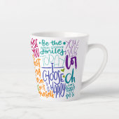 Tasse Latte Affirmation quotidienne (Droite)