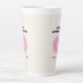 Tasse Latte Affirmation quotidienne, Affirmation positive, Spi (Devant)