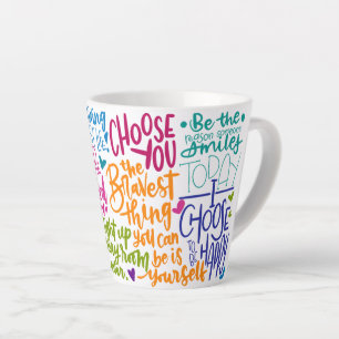 Tasse Latte Affirmations quotidiennes