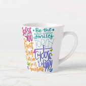 Tasse Latte Affirmations quotidiennes (Droite)