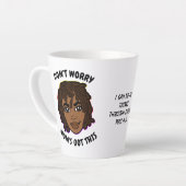 Tasse Latte African American MOM Christian (Angle gauche)