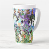 Tasse Latte African Feast: Rhythms of Africa (Angle droit)