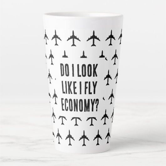 Tasse Latte Ai-Je L'Air D'Avoir Volé Économie Drôle Devis Voya (Devant)