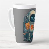 Tasse Latte AI & Robot Characters – Futuristic Design Collecti (Angle gauche)