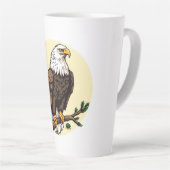 Tasse Latte Aigle (Angle droit)