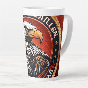 Tasse Latte Aigle Américain