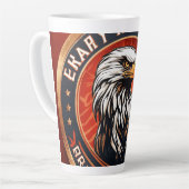 Tasse Latte Aigle Américain (Angle gauche)