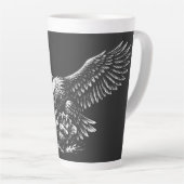 Tasse Latte Aigle de Cendres par BurnsInHell (Angle droit)