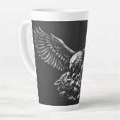 Tasse Latte Aigle de Cendres par BurnsInHell (Angle gauche)