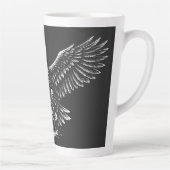 Tasse Latte Aigle de Cendres par BurnsInHell (Droite)
