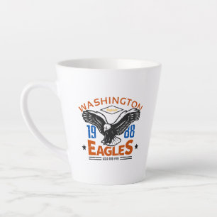 Tasse Latte Aigles de Washington 1988 Vintage Eagle