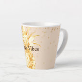 Tasse Latte Aiguille jaune crème (Angle droit)