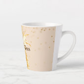Tasse Latte Aiguille jaune crème (Droite)