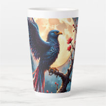 Aile cramoisie au clair de lune – Oiseau de fantai