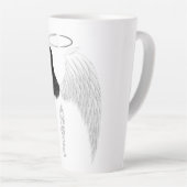 Tasse Latte Ailes d'ange (Angle droit)