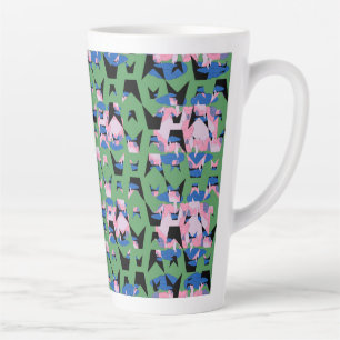 Tasse Latte Ailes de Flamme Céleste Contenues