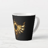 Tasse Latte Ailes de Steampunk (Angle droit)