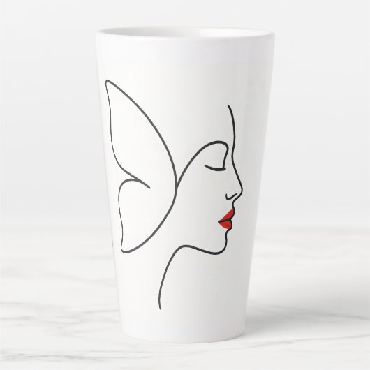 Tasse Latte Ailes émergentes - Portrait caché de guérison des (Devant)