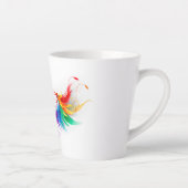 Tasse Latte Ailes fluffy arc-en-ciel (Droite)
