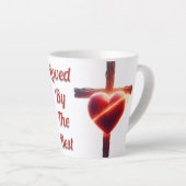 Tasse Latte Aimé Par Le Meilleur (Angle droit)