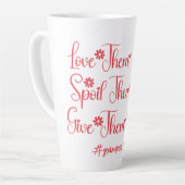 Tasse Latte Aimez-Les Les Gâter Leur Rendre Grand-Mère Drôle (Angle gauche)