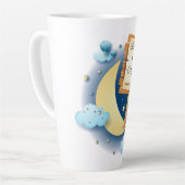 Tasse Latte Aimez-vous à la Lune et retour (Angle gauche)