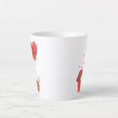 Tasse Latte Aimez-vous Fourrure-toujours mignon Chien Dachshun (Devant)