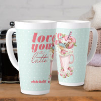 Aimez-vous un Latte mignon Retro Sweet Traitements