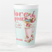 Tasse Latte Aimez-vous un Latte mignon Retro Sweet Traitements (Devant)